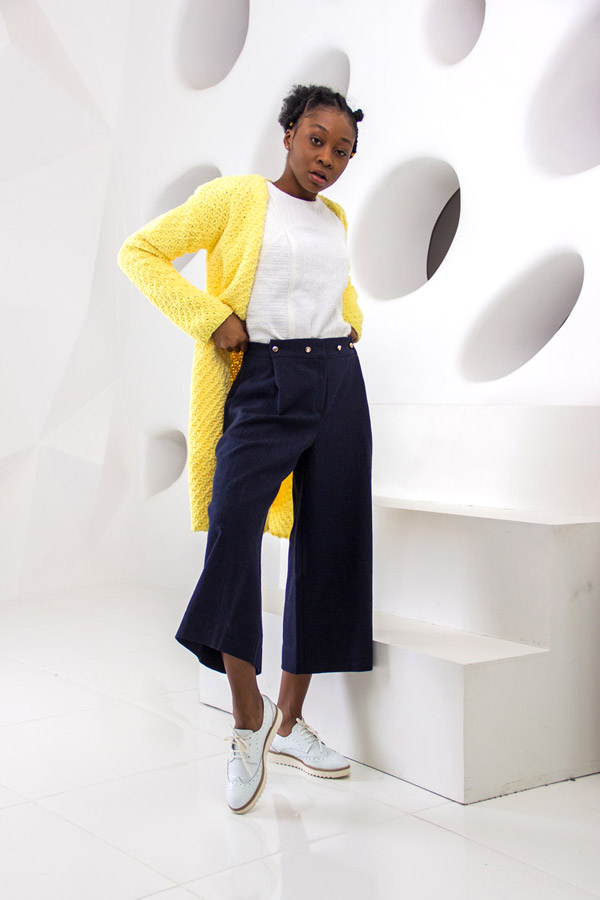 Full Sleeve Solid Yellow Top
